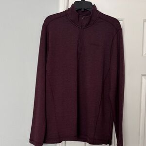 Orvis Burgundy Quarter-Zip Sweater